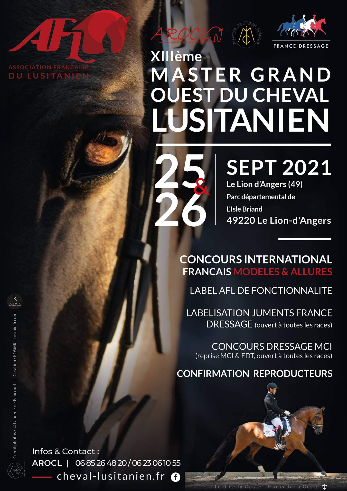 Master du cheval Lusitanien -Le Lion d'Angers
